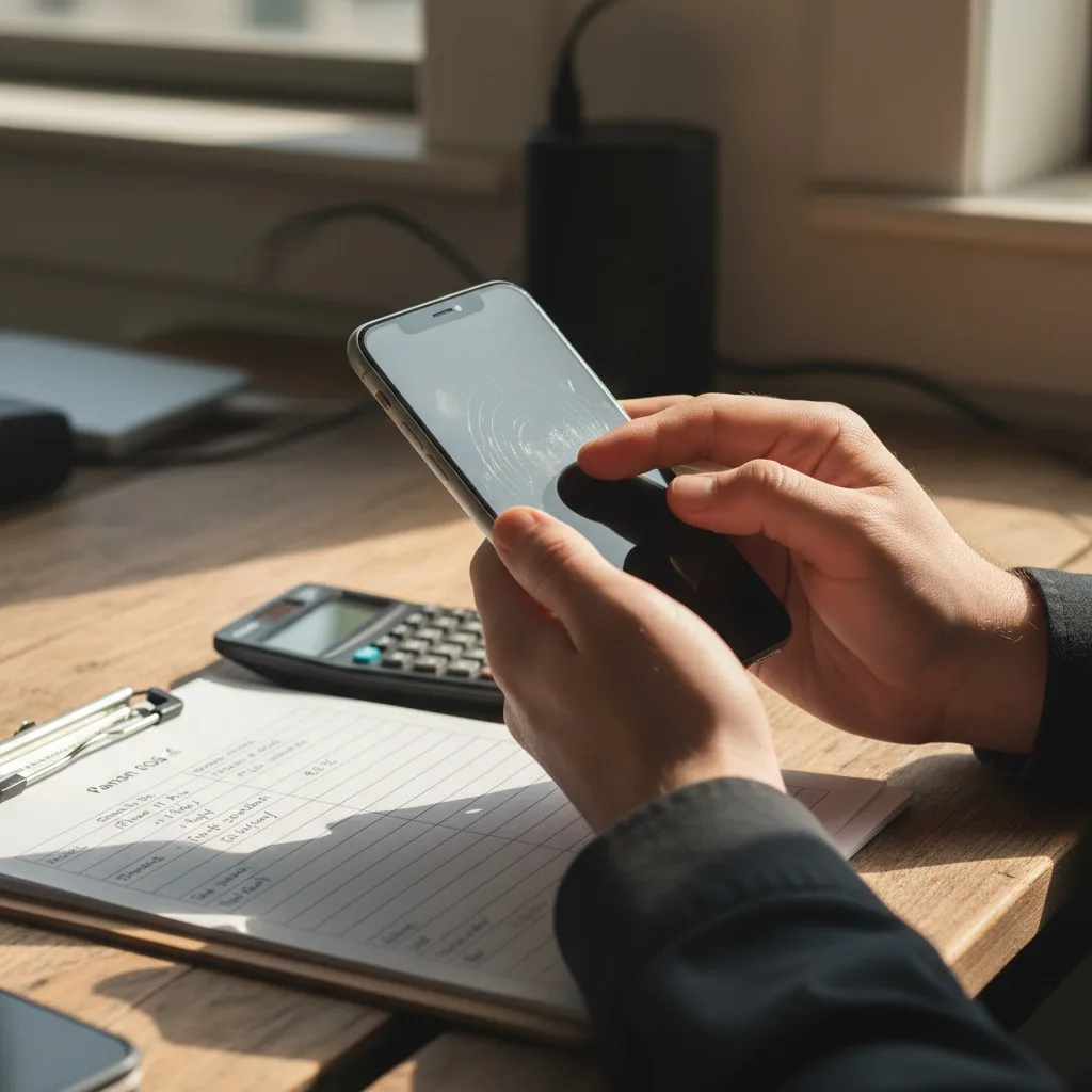 Valoración profesional de iPhone usado — compra de electrónica Sosa