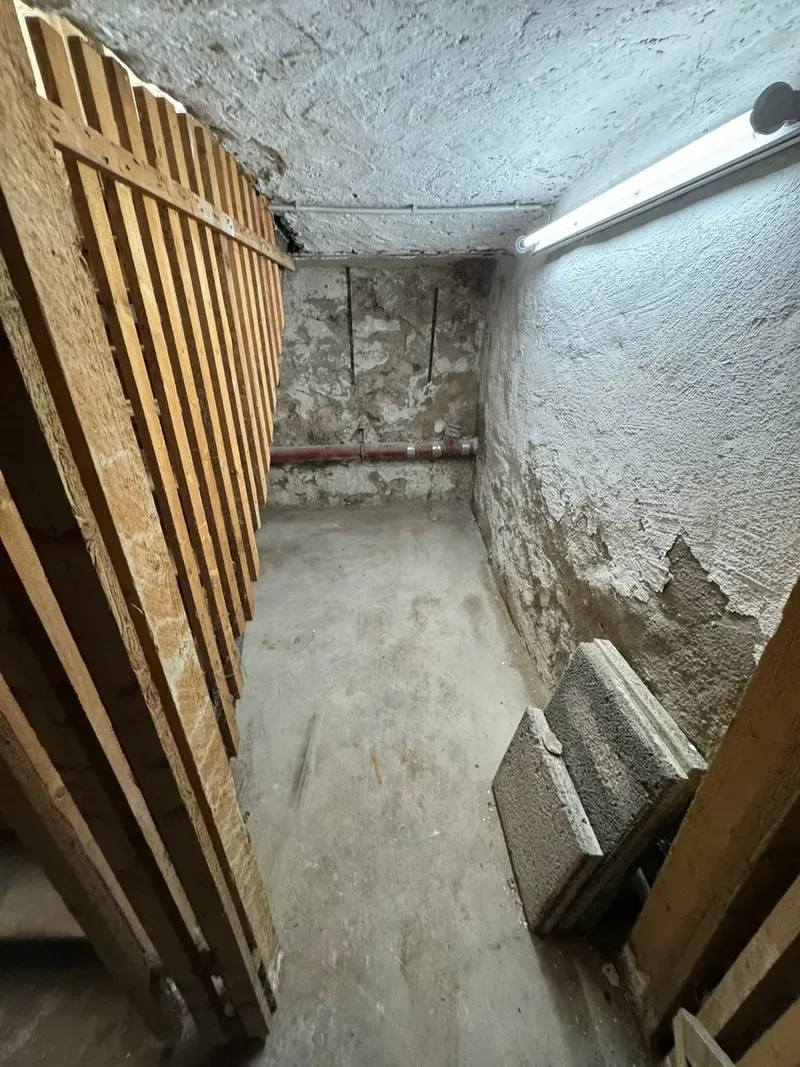 Trastero completamente vaciado y despejado después del servicio profesional en Gran Canaria