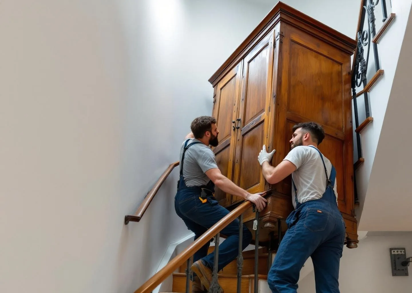 Equipo de Sosa retirando muebles pesados durante recogida profesional de enseres en San Bartolomé de Tirajana