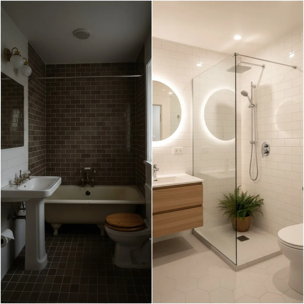 Reforma de baño en Telde — antes y después