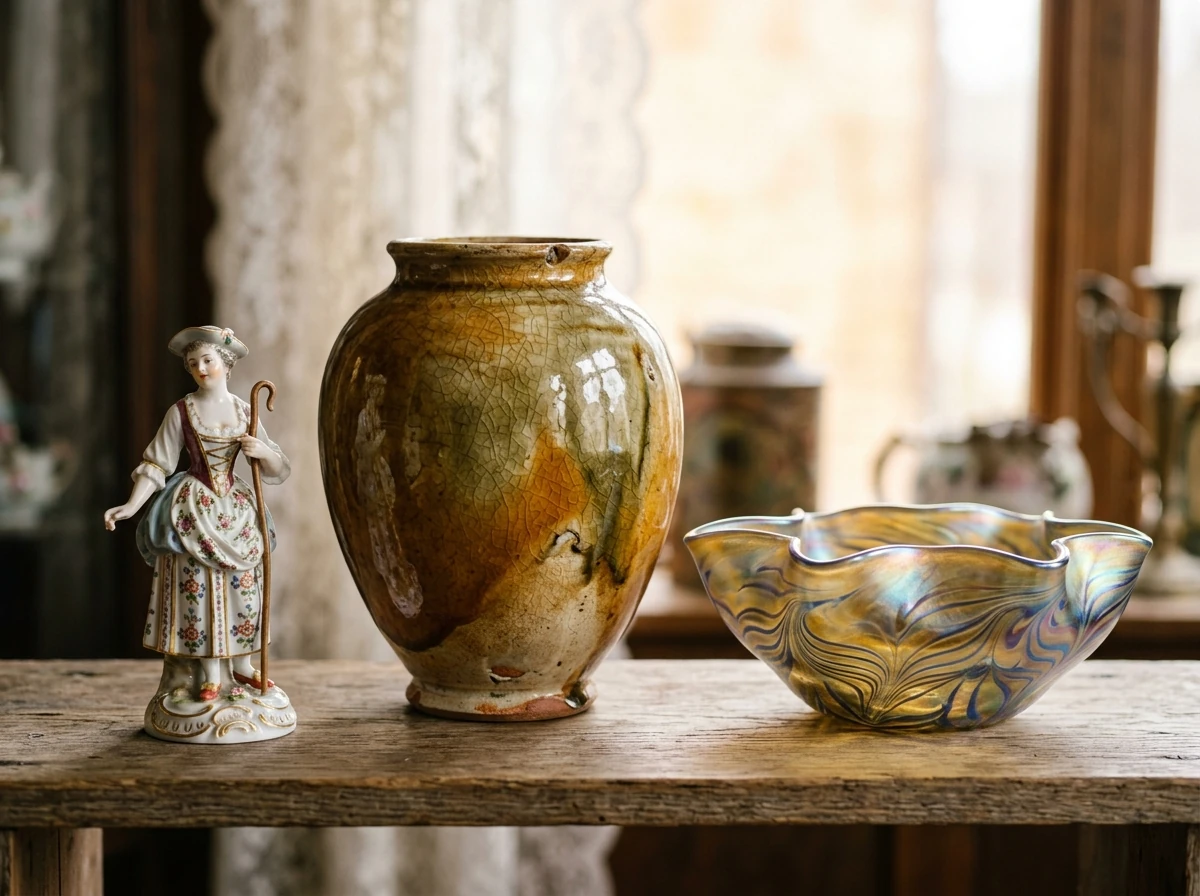 Porcelana, cerámica y vidrio